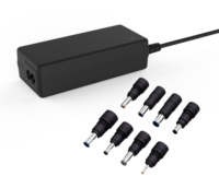 Chargeur universel pour ordinateur portable 20V 19V 65W, adaptateur mural rapide Gan, chargeur pour ordinateur portable avec différents connecteurs