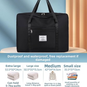 <span class=keywords><strong>Bolsa</strong></span> de Viaje Oxford de Gran Capacidad, Portátil, para Guardar Edredones, para Mujeres Embarazadas, para el <span class=keywords><strong>Hospital</strong></span>, para Mudanzas, para Empacar - Product Image 6