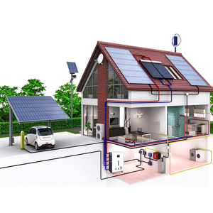 Convertisseur solaire hybride 500W 1000W avec batterie lithium intégrée de 16 kWh, chargeur solaire MPPT, système d'alimentation AC 110V 220V - Product Image 2
