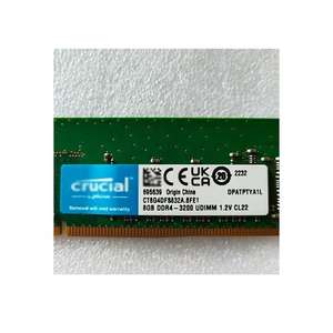 Nuevo en Stock, MTA8ATF1G64AZ-3G2R1 para Micron, Memoria <span class=keywords><strong>SDRAM</strong></span> de <span class=keywords><strong>8GB</strong></span>, <span class=keywords><strong>SDRAM</strong></span> 288UDIMM Dual (<span class=keywords><strong>DDR4</strong></span>-3200) ECC para Servidor - Product Image 3