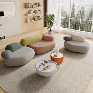 Modern Modular <b>Sofa</b>, Tufted Fabric, Rectangular, Suitable for Living Room, <b>Single</b> <b>Sofa</b> Set. - Product Image 6