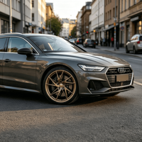 Jantes de voiture en bronze brossé de luxe 17-24 pouces 5*114.3 5*120 Jantes forgées sur mesure pour Mercedes Benz BMW Audi Volkswagen