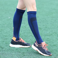 Chaussettes de sport d'été pour femmes, chaussettes de compression en bambou pour la course à pied, chaussettes de genou