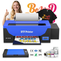Impresora de Inyección de Tinta DTF A3 R1390 de Alta Velocidad, Automática, para Pequeñas Empresas y Hogar, Impresión de Camisetas, Bolsas y Sudaderas