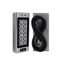 Système de carte IC RFID 13.56MHz, clavier métallique étanche sans contact, système de contrôle d'accès de porte autonome