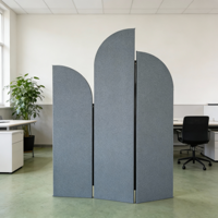 Panneaux acoustiques modernes en fibre de polyester pour la décoration de la pièce, la division, ignifuges, écologiques pour les bureaux, les salons, les restaurants