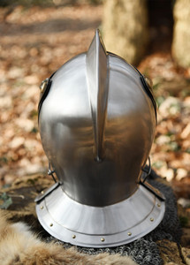 Casco medieval cerrado ca. del siglo VI Armadura de Caballero de Acero 1520, Época Renacentista, Principios del Siglo XVI, Casco Histórico Usable - Product Image 6