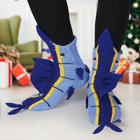 Chaussettes 3D Poisson Voilier pour Fête d'Anniversaire Thème Océan, Cadeau de Sac à Dragées, Décoration Amusante et Originale, Fourniture d'Ornement