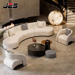 Canapé et fauteuils de salon ronds de luxe pour hall d'hôtel, restaurant et zone d'accueil - Product Image 2