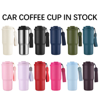 Mug isotherme à double paroi en acier inoxydable avec logo personnalisé, isolation sous vide (performance thermique de 12 à 24 heures), portable pour les voyages