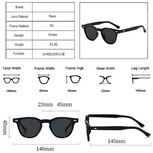 Custom Logo 2026 Retro Rivets Polygon Sun Glasses UV400 Candy Color <b>Small</b> <b>Frame</b> Square <b>Sunglasses</b> for Men Women - Product Image 5