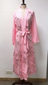 Vestido Musulmán de Moda para Mujer, Vestido Hijab Islámico Árabe de Oriente Medio, Abaya - Product Image 5