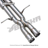 Système d'échappement à soupapes OEM Boska, collecteur d'échappement et silencieux arrière pour Land Rover Range Rover Sport SE V6 3.0T 2013-2022, en acier inoxydable SUS304