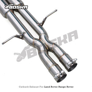 Sistema de Escape con Válvulas OEM Boska, Tubo de Escape y Silenciador Catback para Land Rover Range Rover Sport SE V6 3.0T 2013-2022, SUS304 - Product Image 2