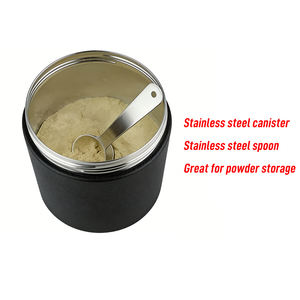 Set de Vasos Mezcladores de Proteínas de <span class=keywords><strong>Doble</strong></span> Capa Tritan con <span class=keywords><strong>Compartimento</strong></span> Portátil para Polvo, Recipiente de Acero Inoxidable 304 - Product Image 3