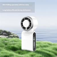 Mini-ventilateur portable pliable à turbine haute vitesse pour refroidissement de poche, vente en gros d'usine
