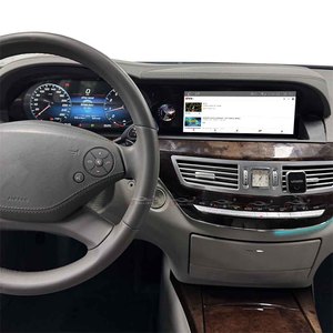 จอแสดงผลคู่ Gerllish ขนาด 12.3 นิ้ว สำหรับรถยนต์ Mercedes-Benz S W221 ปี 2005-2013 เครื่องวัดความเร็วแบบดิจิตอล พร้อมเครื่องเล่นมัลติมีเดียและวิทยุในรถยนต์ - Product Image 6