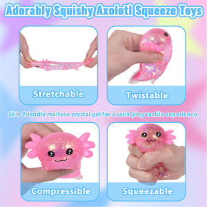 Juguete Antiestrés de Axolotl de TPR de H&W, Juguete Sensorial Suave de Subida Lenta para Niños y Adultos - Product Image 3