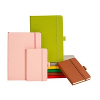 Carnet promotionnel A5 en cuir PU à couverture rigide avec logo personnalisé, impression UV, livraison rapide, porte-stylo, reliure thermique, pages vierges, vente en gros
