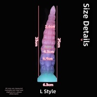SM Stimulateur Anal en Silicone, Plug Anal Tentacule d'Octopus Spatial, Dilatateur Anal, Jouet Sexuel Adulte Extra-large Extra-long, Transfrontalier