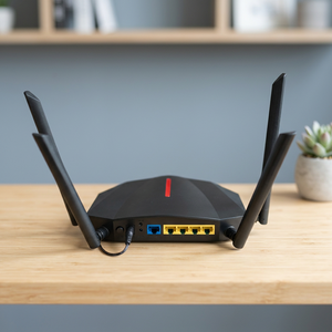 เราเตอร์ไร้สาย New SpeedWave LTE1800 พร้อมไฟร์วอลล์ รองรับ VoIP VPN มีพอร์ต LAN 3 พอร์ต รองรับ Dual-Band 2.4G และ 5G  ความเร็ว 1900Mbps - Product Image 3
