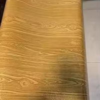 Rouleau de papier aluminium à motif bois et écorce d'orange, design moderne, pratique pour un usage quotidien, rouleau décoratif