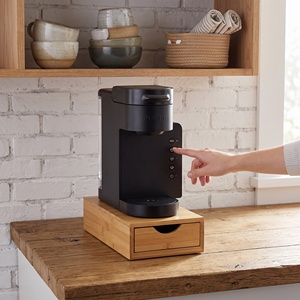 Bamboo <strong>Coffee</strong> <strong>Pod</strong> Drawer Organizer Compatible with K-Cups Under Cabinet <strong>Coffee</strong> Station Storage Rack Capsule <strong>Holder</strong> <strong>for</strong> 12 <strong>Pods</strong> - Product Image 6