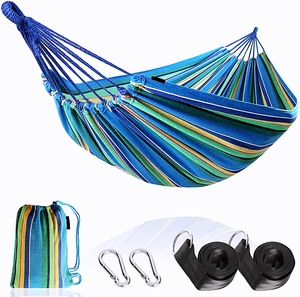 <span class=keywords><strong>Hamac</strong></span> <span class=keywords><strong>Parachute</strong></span> d'extérieur Portable 2 personnes, balançoires Camping <span class=keywords><strong>hamac</strong></span> en <span class=keywords><strong>toile</strong></span> de coton - Product Image 2