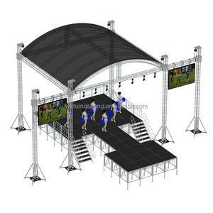 Line Array Aluminum LED Screen Spigot Truss Speaker Trusses