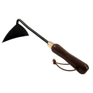 VERTAK - Azada Triangular Pequeña <span class=keywords><strong>de</strong></span> Mano para Jardín, Herramienta Multiusos para Jardineros con Mango <span class=keywords><strong>de</strong></span> Madera - Product Image 3