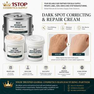Crème Éclaircissante Anti-Taches pour le Visage, Hydratant Illuminateur, Atténue le Mélasma, Unifie le Teint, Production Cosmétique - Product Image 2