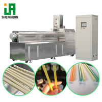 Ligne de production de pailles comestibles en riz par extrusion, contrôle de température multi-zones, inodore, qualité alimentaire, pailles biodégradables pour la restauration