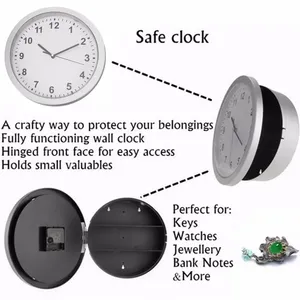 Caja fuerte oculta al por mayor reloj de pared grande caja de seguridad secreta dinero joyería cosas almacenamiento hogar Oficina cajas fuertes - Product Image 3