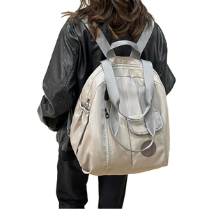 <b>Multi</b> Functional Fashion Backpack for Women Large Capacity Dry Wet Separation Nylon Zipper Polyester Portable Shoulder <b>Bag</b> - Product Image 1