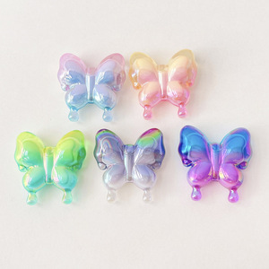 Perles d'animaux <span class=keywords><strong>3D</strong></span> colorées dégradées, plaquées UV pour l'artisanat DIY en gros - Product Image 1