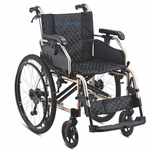 Silla de ruedas manual ligera HB205LHQ de alta calidad a la venta para equipos de rehabilitación - Product Image 1