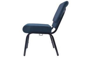 Sillas modernas de tela con respaldo y asiento acolchados, cómodas y fuertes para la renovación de capillas y edificios de iglesias - Product Image 3