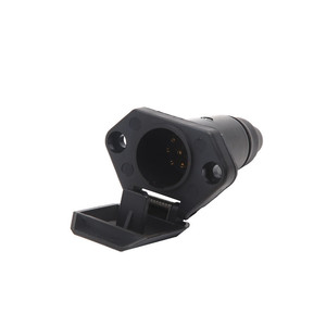 Australian 7 Pin Socket As1711 Trailer Connector Plastic Ip66 <b>12v</b> Standard Grounding Electrical <b>Plug</b> - Product Image 2