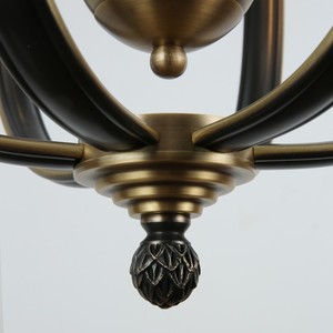 Lámpara de Techo de Cobre Estilo Americano para Restaurante, Estudio, Barra, Dormitorio Pequeño, Escalera, Lámpara de Cobre Forjado Personalizada - Product Image 6