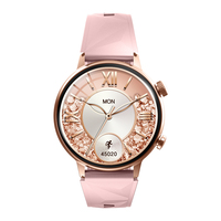 Montre connectée HW-L1 Mini, écran 1,26 pouces, étanche IP67, montre de fitness, moniteur de fréquence cardiaque, contrôle gestuel NFC, montre intelligente au poignet