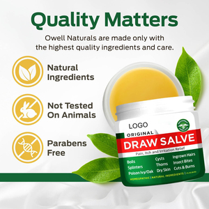 Ungüento OEM Drawing Salve 1oz, para vello encarnado, espinillas, picaduras de insectos, arañas, abejas, mosquitos y picaduras de hiedra. - Product Image 6