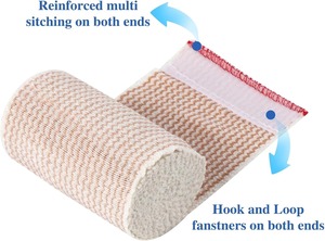 ضمادة احترافية عالية المرونة قابلة للتعديل مع إغلاق فيلكرو للاستخدام الرياضي والطبي - Product Image 5