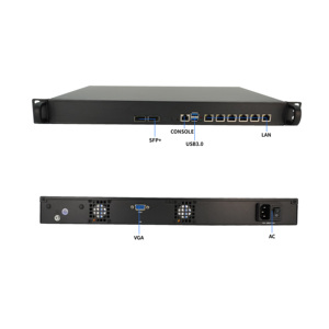 1U pfsense Core I7 14700 14900 Mikrotik 6 + 2*40g PC tường lửa <span class=keywords><strong>Router</strong></span> 2 * 40gbe SFP + 6 lans tường lửa 1U pfsense tường lửa phần cứng - Product Image 1