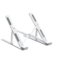 Support ergonomique en aluminium pour ordinateur portable Support de tablette pliable pour ordinateur portable réglable pour bureau