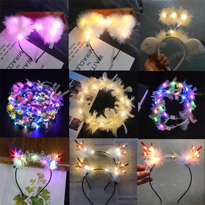 Nuovo arrivo velo nuziale da sposa veli di perle <span class=keywords><strong>LED</strong></span> addio al nubilato fiocco per capelli Tulle corti accessori per capelli - Product Image 6