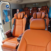 Ensemble de sièges avant en cuir bicolore avec accoudoirs et appuie-tête pour Foton Toano SAIC Ford Toyota Benz Nissan Honda