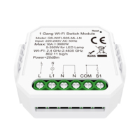 Nouveau produit 16A 240V Wi-Fi Zigbee Smart Life App Module d'interrupteur sans neutre Pas besoin de condensateur pour la rénovation de la maison IP20