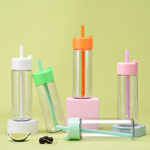 La nuova <span class=keywords><strong>tazza</strong></span> di paglia di plastica Tritan può assorbire perle 740ML americana semplice <span class=keywords><strong>tazza</strong></span> di paglia portatile - Product Image 3