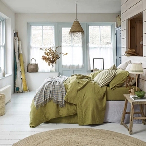 Bán buôn thiết kế mới tùy biến Đá rửa sạch 100% Pháp <span class=keywords><strong>Linen</strong></span> Duvet cover pháp <span class=keywords><strong>Linen</strong></span> bộ đồ giường tấm bộ với gối - Product Image 3