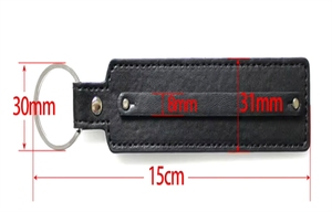 Customized PU <b>Leather</b> <b>Keychains</b> with Idol Names, Letter Design, Fashionable Accessories - Product Image 5